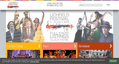 Desktop Screenshot of lichfieldfestival.org